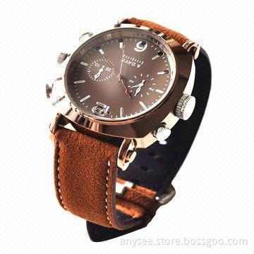 Pinhole Mini Camcorder Watch with High-resolution, OEM and ODM Services Welcomed